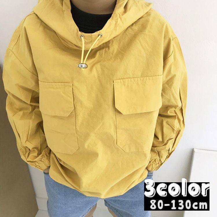 マウンテンパーカー 子供服 キッズ ベビー 男の子 女の子 ジャンパー アウター プルオーバー 長袖 フード付き 無地 シンプル おしゃれ かわいい Aut おとりよせ Com 通販 Yahoo ショッピング