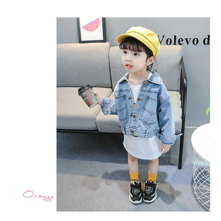 超特価 デニムジャケット キッズ アウター トップス Gジャン かっこいい かわいい 定番 オーバーサイズ カジュアル ジャケット ブルゾン サイズ 1cm Lmcst Ac In