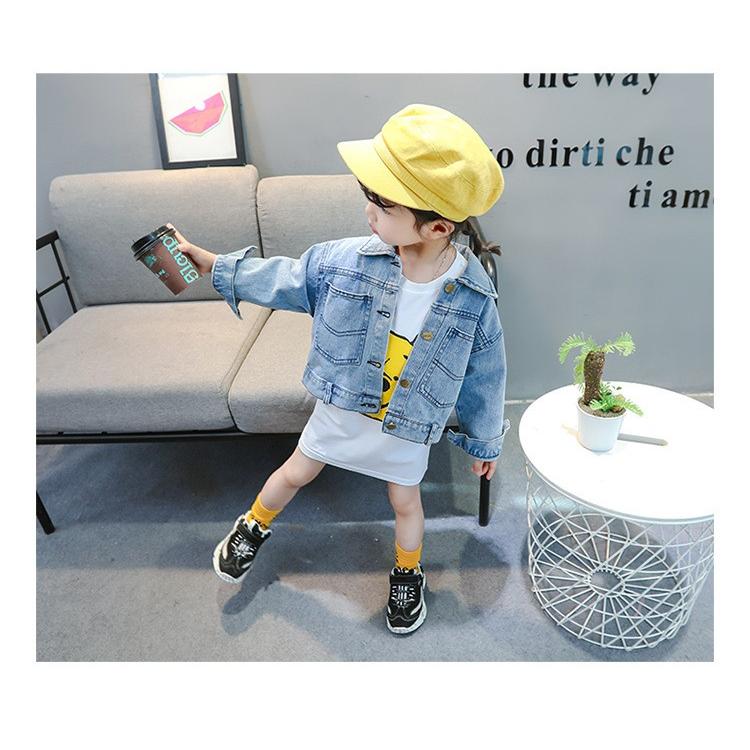 超特価 デニムジャケット キッズ アウター トップス Gジャン かっこいい かわいい 定番 オーバーサイズ カジュアル ジャケット ブルゾン サイズ 1cm Lmcst Ac In