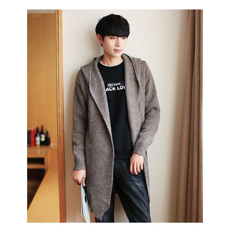 カーディガン メンズ ロング フード付き フーディーカーディガン ロングカーディガン トップス コート アウター 無地 カジュアル Aut おとりよせ Com 通販 Yahoo ショッピング