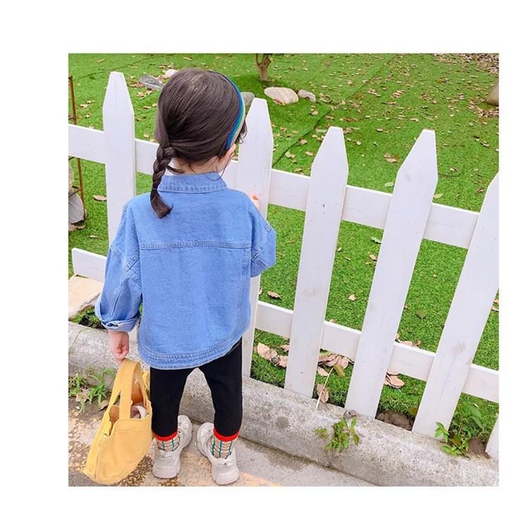 デニムジャケット ジージャン ジャケット 子供 女子 女の子 男子 男の子 小学生 子供服 キッズ服 アウター 5つボタン ポケット 春 秋 ブルー Aut おとりよせ Com 通販 Yahoo ショッピング
