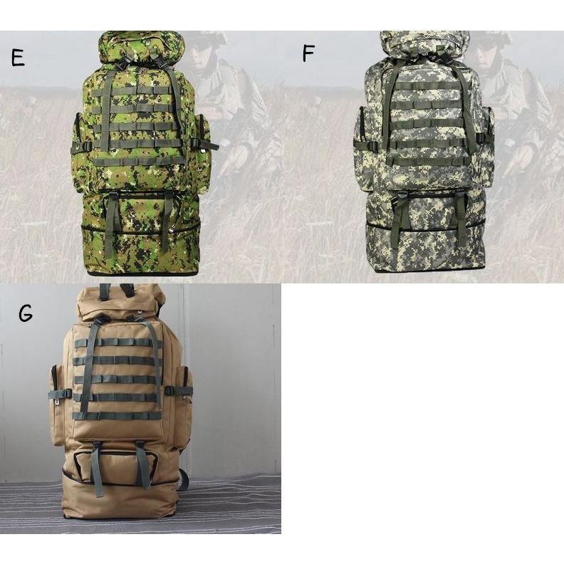 バックパック リュック 大容量 サバイバル 100l サバゲー アウトドア サバゲーリュック サバイバルリュック リュックサック 迷彩 ミリタリー 登 Bag おとりよせ Com 通販 Yahoo ショッピング