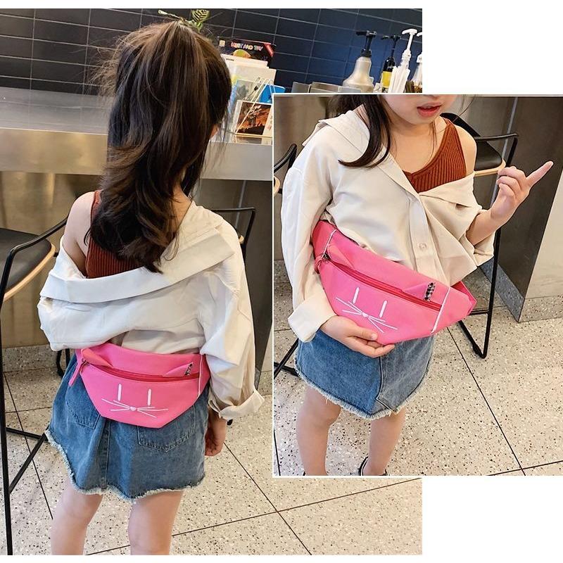 ウエストポーチ ヒップバッグ ウエストバッグ ボディバッグ ネコ 猫 子供用 キッズ カバン 鞄 かわいい 可愛い 小物収納 キャット お出かけ 外出 Bag おとりよせ Com 通販 Yahoo ショッピング