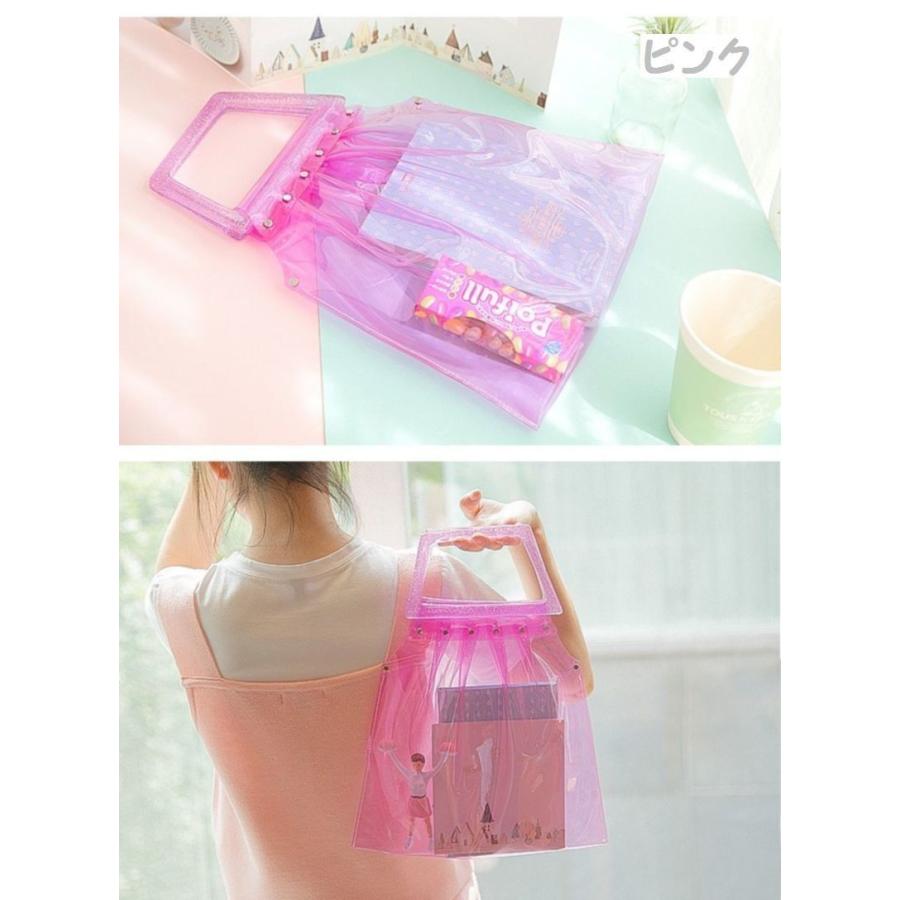 透明バック ハンドバッグ ハンドルバック 可愛い 原宿系 独特 個性的なデザイン 中身が見える お菓子入れ 小物 お洒落に インスタ映え お揃い 友達 Bag 605 おとりよせ Com 通販 Yahoo ショッピング