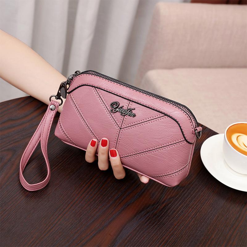 ポシェット ポーチ 2way お財布ポシェット お財布ポーチ セカンドバック 旅行 財布代わり スマホ入れ ジッパー ストラップ付き レディース バッ Bag おとりよせ Com 通販 Yahoo ショッピング