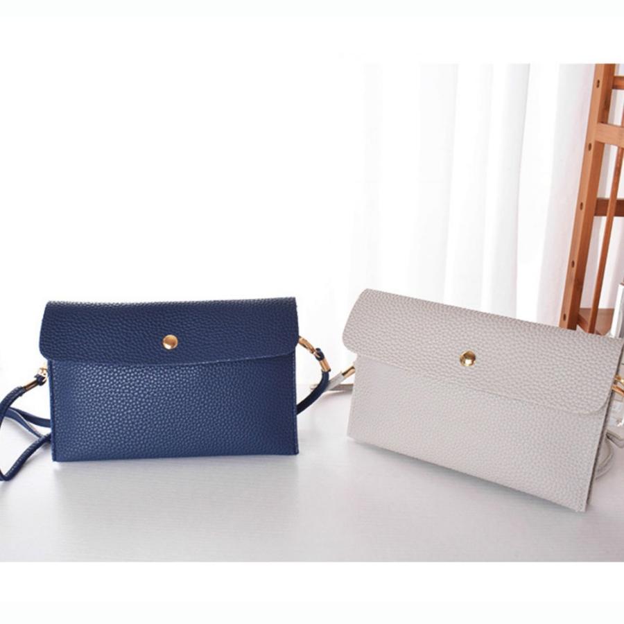 2way ショルダーバッグ クラッチバッグ ３ポケット レディース 女性 おしゃれ 可愛い シンプル 無地 ミニバッグ 斜めがけ ストラップ 取り外し Bag おとりよせ Com 通販 Yahoo ショッピング