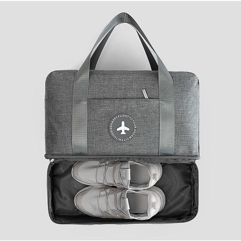 トートバッグ フィットネスバッグ バッグ たっぷり収納 シューズ収納