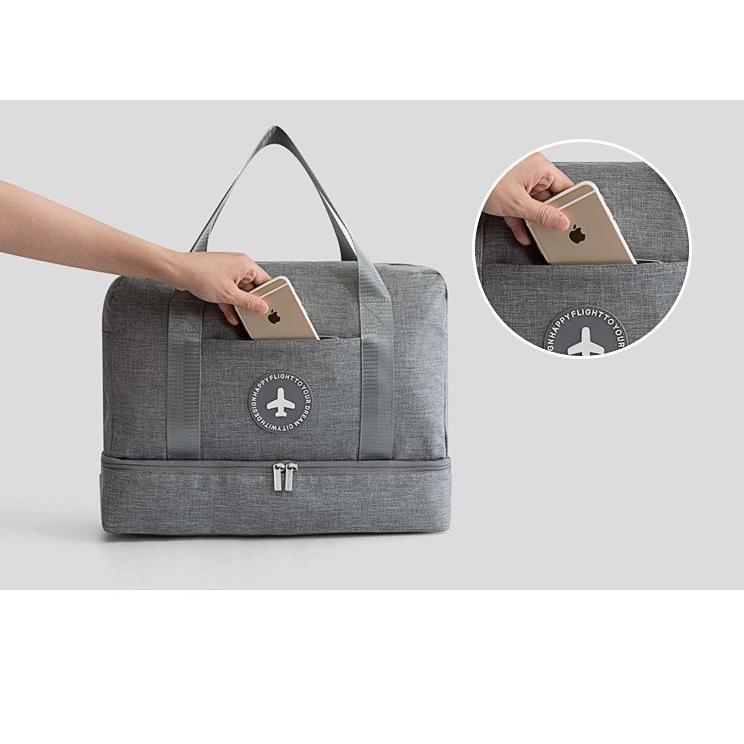 トートバッグ フィットネスバッグ バッグ たっぷり収納 シューズ収納