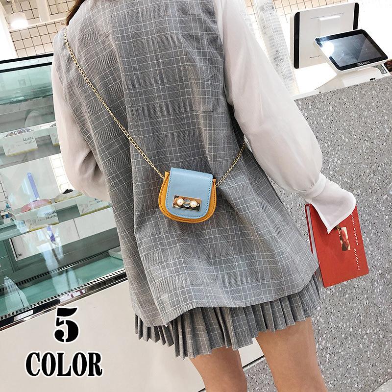 ポシェット ミニバッグ 子供用バッグ ミニサイズ チェーン パール風 無地 可愛い チェーン ラウンド 女の子 お出かけ キッズ Bag 996 おとりよせ Com 通販 Yahoo ショッピング