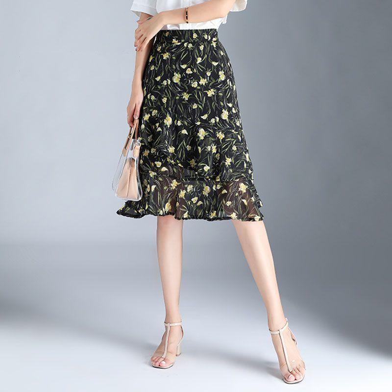 返品保証 - RADIATE メッシュ シフォンマーメイドスカート 新品タグ付