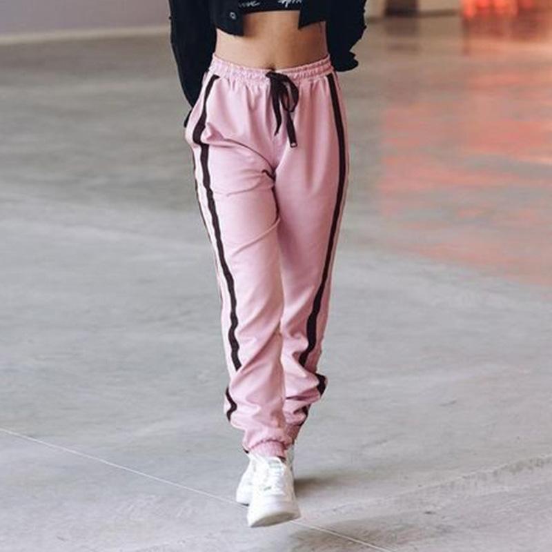 ロングパンツ ジョガーパンツ レディース サイドライン ウエストゴム 腰紐 裾ゴム スポーティー ボトムス おしゃれ かわいい ルームウェア かっこい Bot 145 おとりよせ Com 通販 Yahoo ショッピング