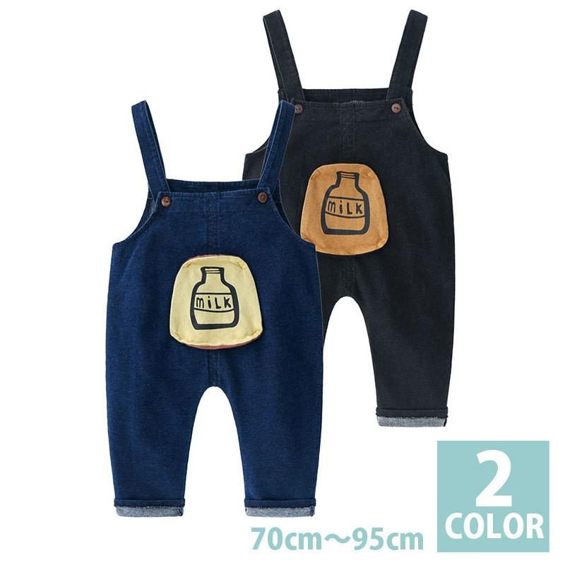 オーバーオール ベビー服 赤ちゃん用 子供服 デニム風 アップリケ 無地 シンプル 長ズボン 後ろポケット 秋服 冬服 秋服 カジュアル 可愛い 着ま Bot おとりよせ Com 通販 Yahoo ショッピング