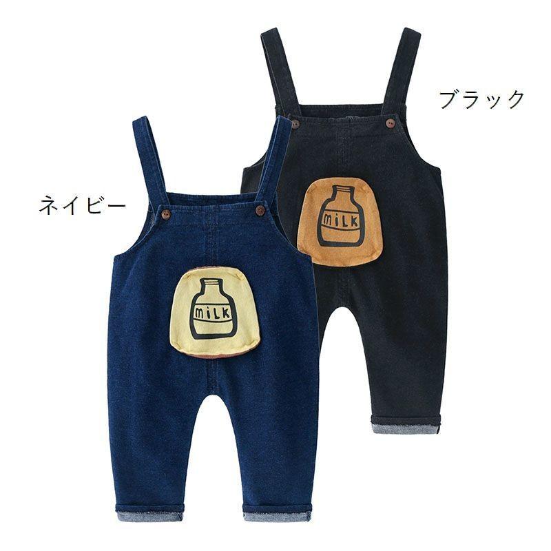 オーバーオール ベビー服 赤ちゃん用 子供服 デニム風 アップリケ 無地 シンプル 長ズボン 後ろポケット 秋服 冬服 秋服 カジュアル 可愛い 着ま Bot おとりよせ Com 通販 Yahoo ショッピング