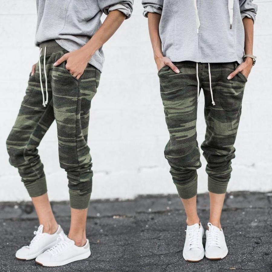 スウェットパンツ ジョガーパンツ ロングパンツ 長ズボン 迷彩柄 レディース ボトムス ウエストゴム ポケット付き カモフラージュ柄 カジュアル 女性 Bot おとりよせ Com 通販 Yahoo ショッピング