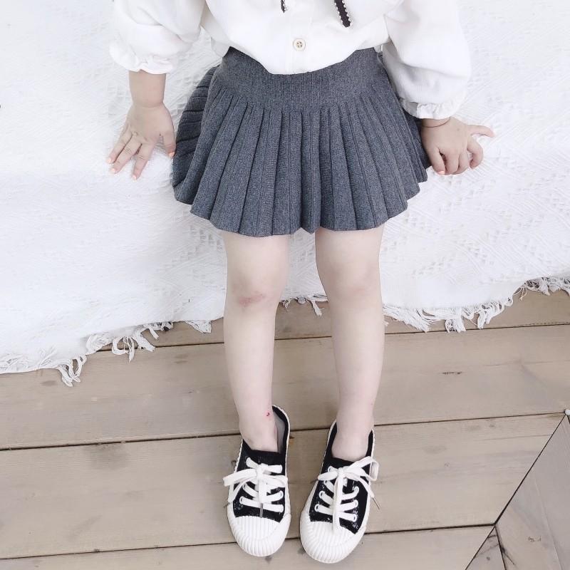 プリーツスカート ニット ボトムス キッズ 90 130cm 女の子 無地 単色 シンプル かわいい おしゃれ 子供服 秋服 Bot おとりよせ Com 通販 Yahoo ショッピング