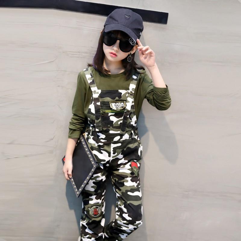 オーバーオール サロペット ロングパンツ 子供服 キッズ キッズウェア ジュニア 女の子 迷彩柄 かわいい おしゃれ カジュアル Bot おとりよせ Com 通販 Yahoo ショッピング