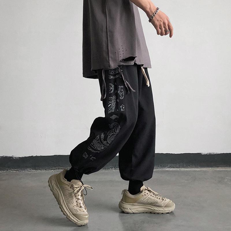 ロングパンツ ワイドパンツ ボールパンツ メンズ 男性用 ボトムス 長ズボン 裾ゴム ペイズリー柄 ゆったり かっこいい おしゃれ カジュアル モノク Bot 501 おとりよせ Com 通販 Yahoo ショッピング