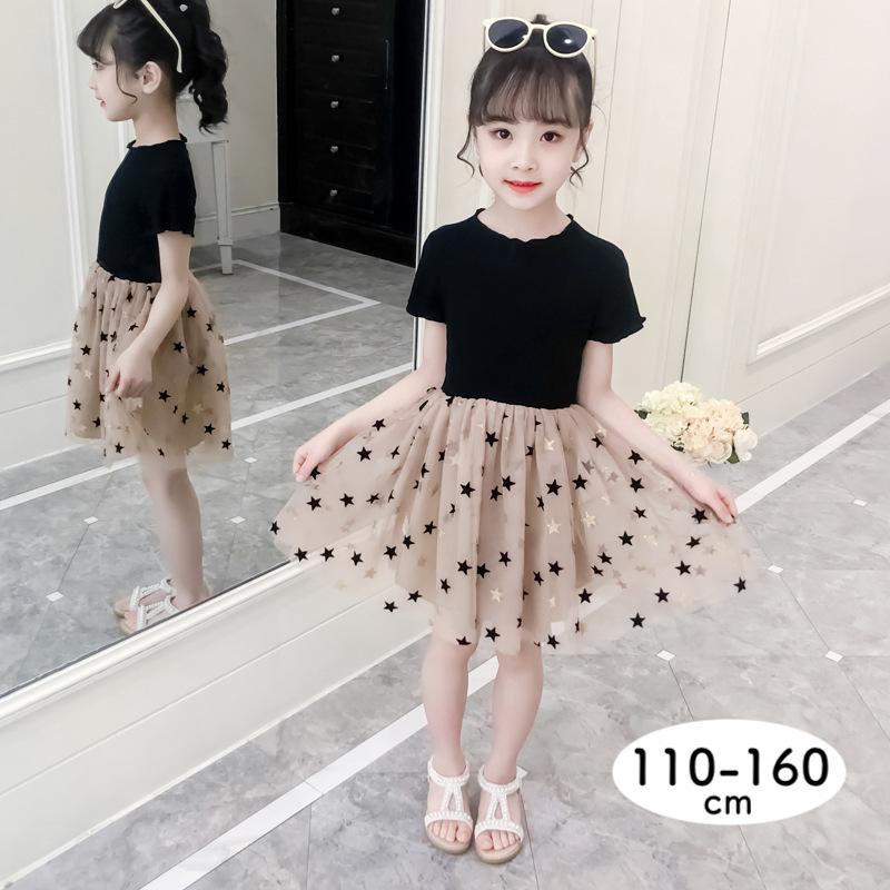 ワンピース 子供服 女の子 ガールズ キッズ 夏服 春服 チュールスカート メッシュスカート半袖 星柄 かわいい カジュアル お出かけ 旅行 Bot おとりよせ Com 通販 Yahoo ショッピング