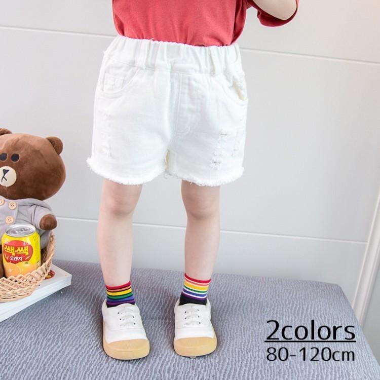 ショートパンツ 子供服 ベビー キッズ 男の子 女の子 短パン 半ズボン ショート丈 デニム かわいい シンプル 夏服 お出かけ Bot 815 おとりよせ Com 通販 Yahoo ショッピング