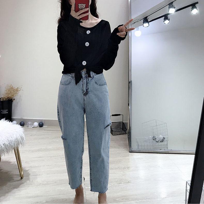 ジーンズ デニムパンツ ストレート レディース 女性用 ボトムス アンクル丈 長ズボン ロングパンツ ダメージ加工 穴あき おしゃれ カジュアル 切り Bot おとりよせ Com 通販 Yahoo ショッピング