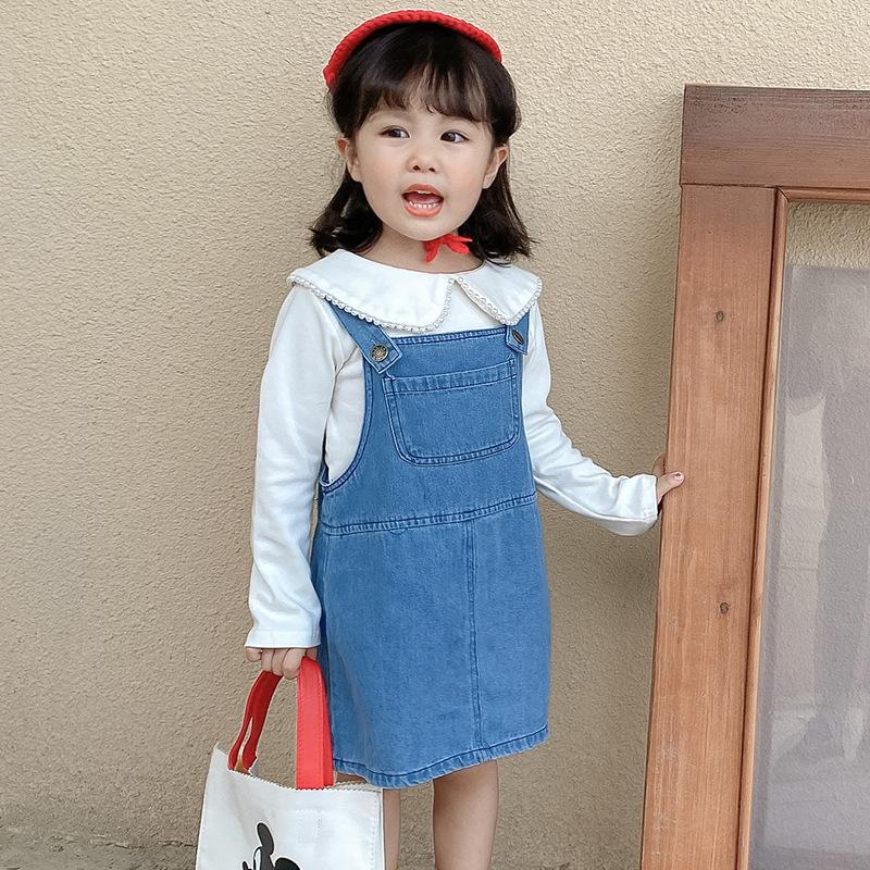 ジャンパースカート サロペット デニムスカート オーバーオール 子供服 キッズ ベビー 女の子 無地 単色 ポケット付き シンプル おしゃれ かわいい Bot 647 おとりよせ Com 通販 Yahoo ショッピング