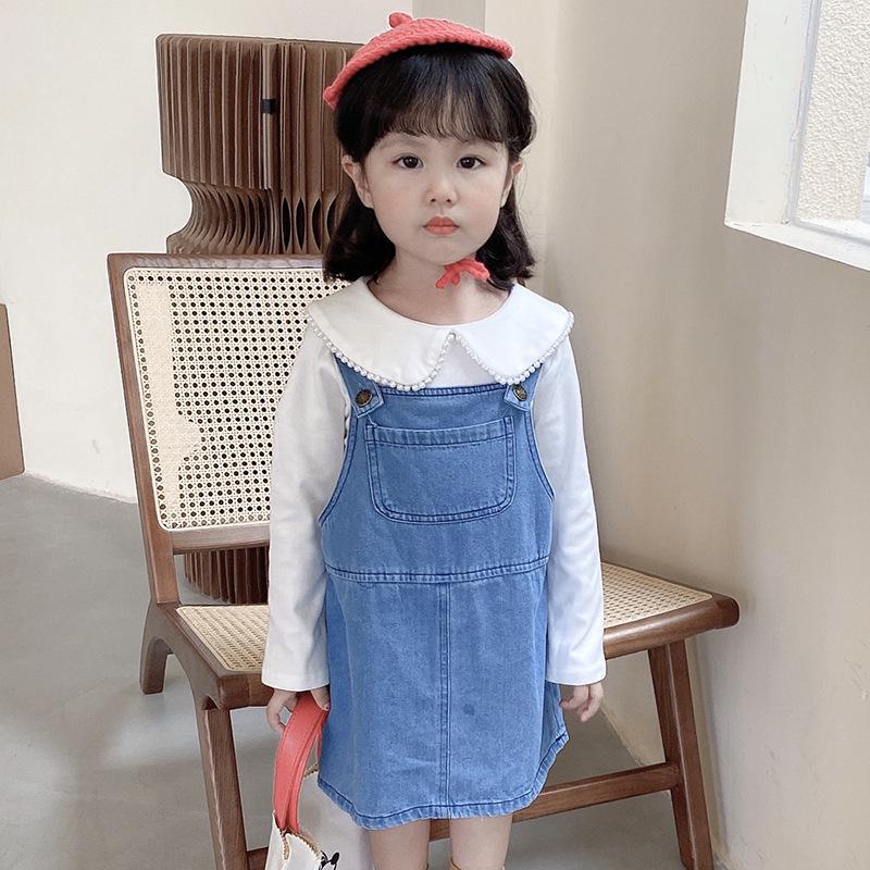ジャンパースカート サロペット デニムスカート オーバーオール 子供服 キッズ ベビー 女の子 無地 単色 ポケット付き シンプル おしゃれ かわいい Bot 647 おとりよせ Com 通販 Yahoo ショッピング