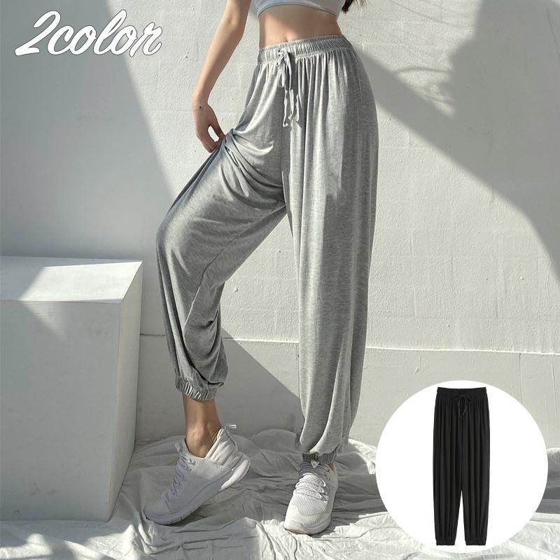 ロングパンツ スポーツパンツ レディース 女性 ボトムス 長ズボン スポーツウェア ワイド ウエストゴム ハイウエスト 裾ゴム シンプル おしゃれ カ Bot おとりよせ Com 通販 Yahoo ショッピング