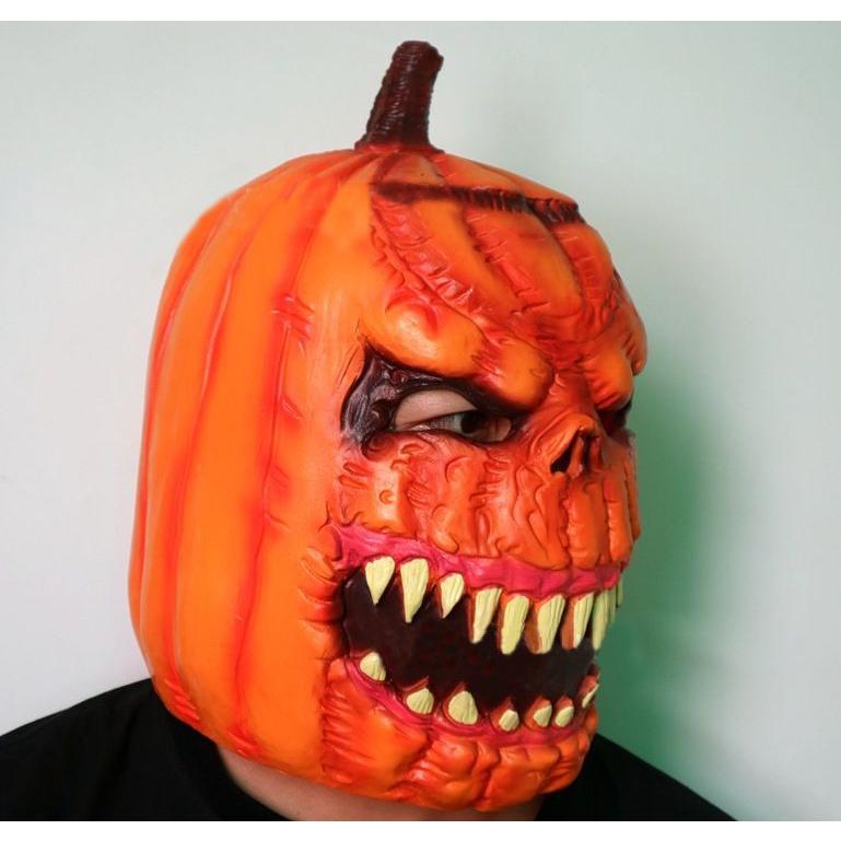 被り物 かぶりもの フルヘッドマスク 仮面 ハロウィン コスプレ お面 コスチューム かぼちゃ カボチャ 南瓜 ガイコツ顔 怖い 恐怖 幽霊 お化け顔 Cos 639 おとりよせ Com 通販 Yahoo ショッピング