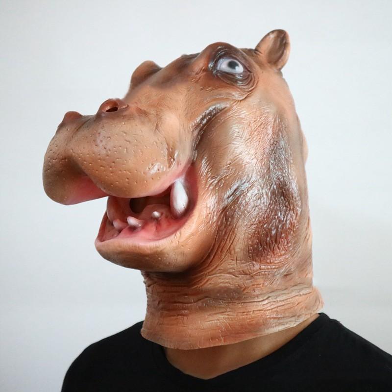 仮装マスク 変身マスク ハロウィン コスプレ衣装 コスプレ かば カバ リアル 動物 アニマル 被り物 かぶりもの なりきり リアルマスク アニマルマ Cos おとりよせ Com 通販 Yahoo ショッピング