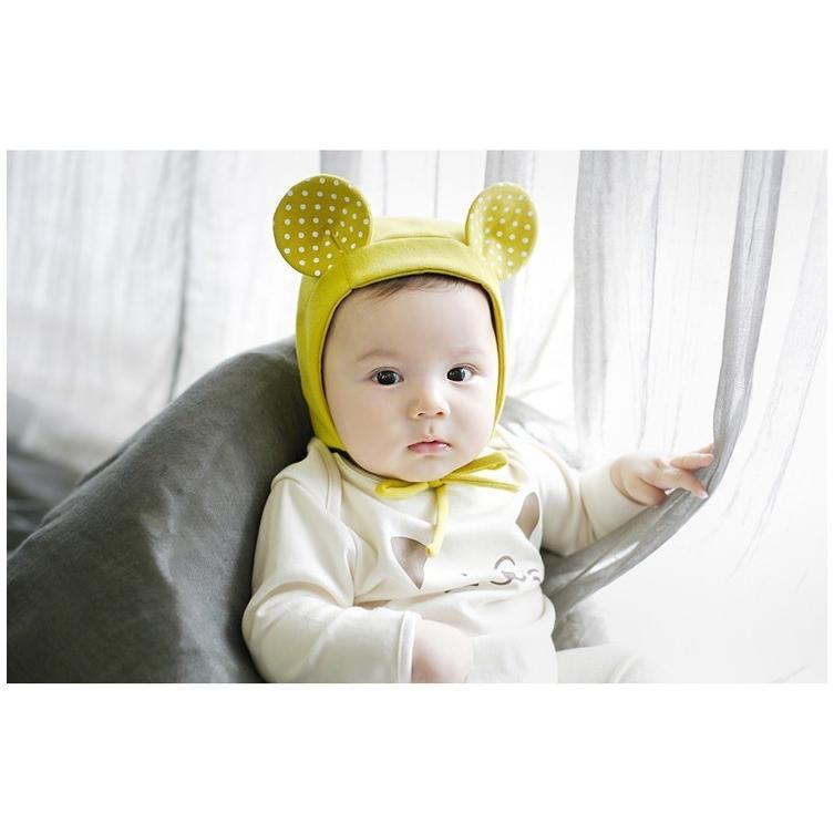赤ちゃん用帽子 ベビー帽子 ボンネット 耳つき 顎ひも付き ベビー 赤ちゃん 女の子 男の子 Hat おとりよせ Com 通販 Yahoo ショッピング