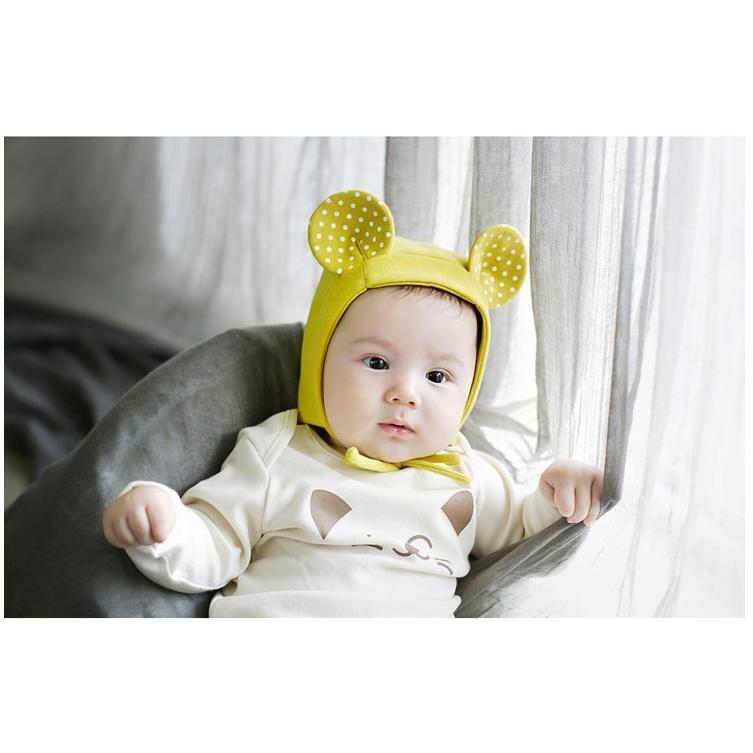 赤ちゃん用帽子 ベビー帽子 ボンネット 耳つき 顎ひも付き ベビー 赤ちゃん 女の子 男の子 Hat おとりよせ Com 通販 Yahoo ショッピング