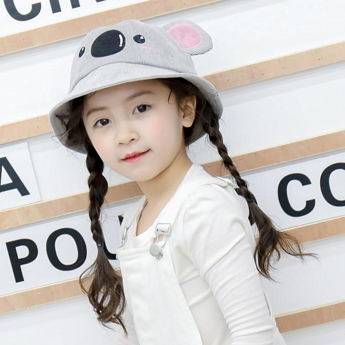 ハット 帽子 キッズ 女の子 男の子 ファッション雑貨 クルーハット 耳付き コアラ アニマル 刺繍 コーデュロイ ブラック ピンク グレー かわいい Hat おとりよせ Com 通販 Yahoo ショッピング