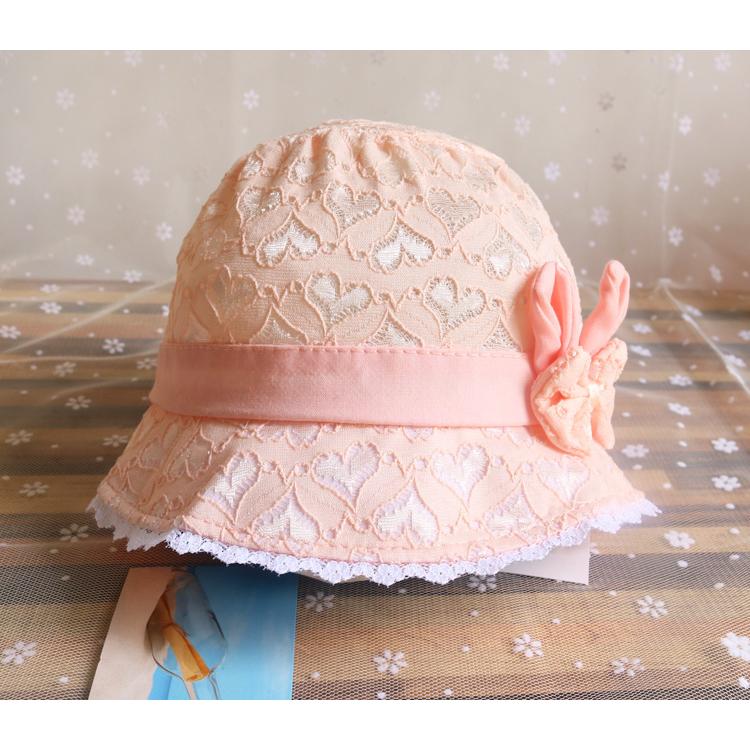 帽子 ベビー 赤ちゃん ハット キャスケット キャップ 女の子 ガール ハート柄 レース リボン 耳付き ゴム つば付き Uv 紫外線 日よけ かわい Hat おとりよせ Com 通販 Yahoo ショッピング