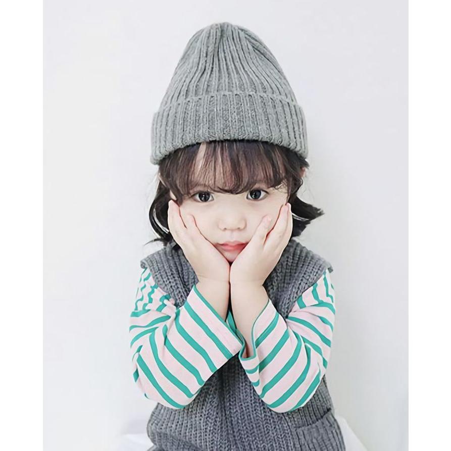 ニット帽 ワッチキャップ ビーニー 帽子 キッズ ベビー 女の子 男の子 お揃い ファッション小物 リブニット フリーサイズ フィット感 定番 ベーシ Hat おとりよせ Com 通販 Yahoo ショッピング