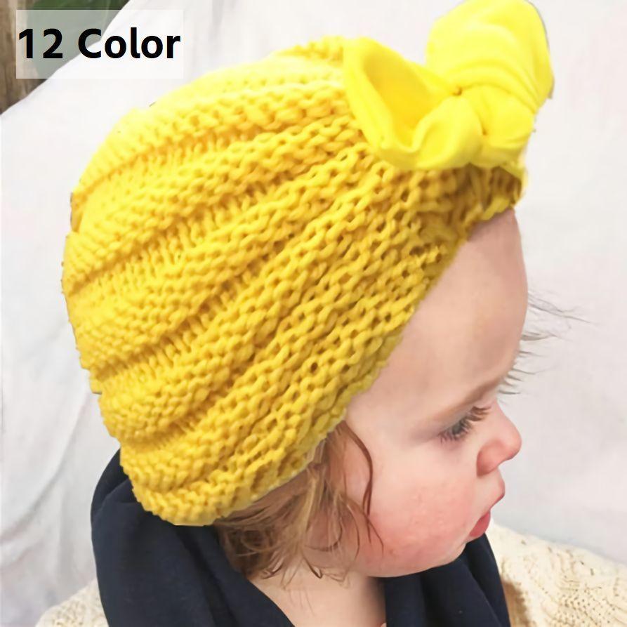 ニット帽 ターバンキャップ ベビー 赤ちゃん 女の子 春夏新作 女子 男の子 男子 リボン付き カラバリ豊富 ユニセックス 出産祝い お 贈り物 帽子 かわいい