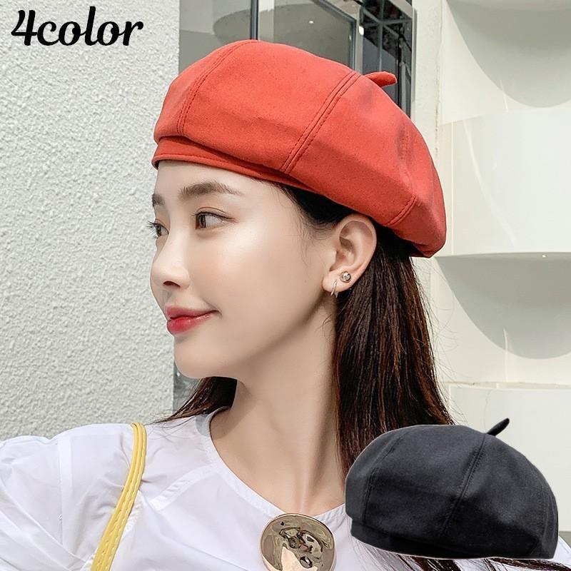 ベレー帽 ベレーキャップ 帽子 ぼうし レディース おしゃれ カジュアル マニッシュ かわいい 可愛い シンプル 無地 定番 スタンダード 単色 ソリ Hat おとりよせ Com 通販 Yahoo ショッピング