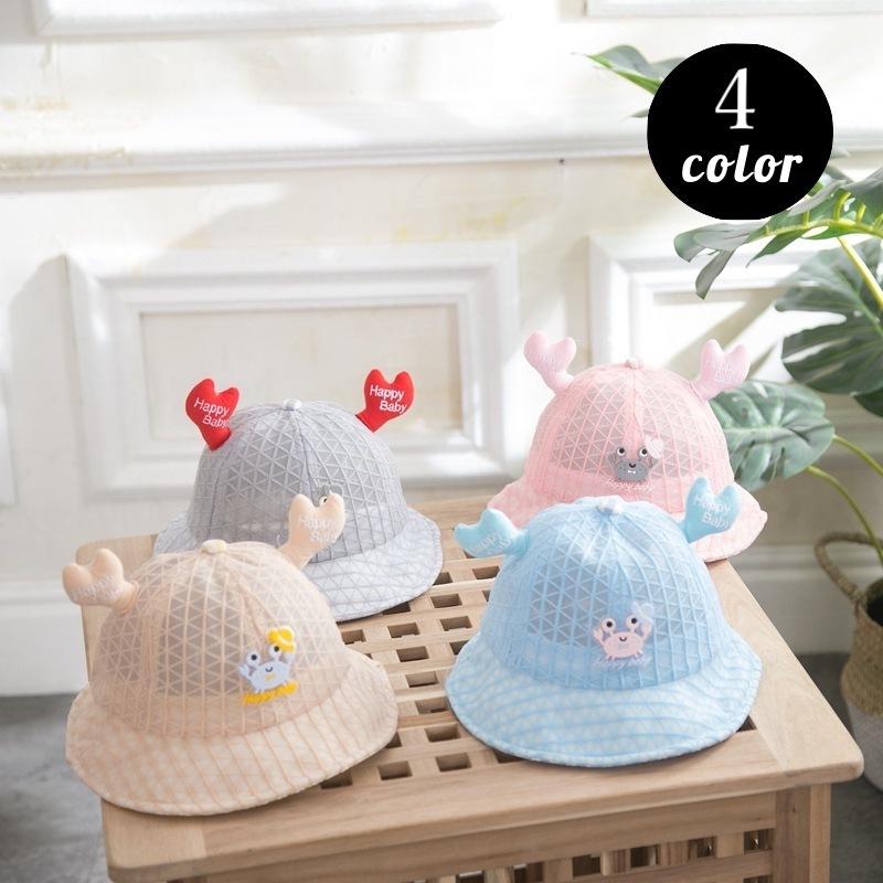 帽子 ハット ベビー キッズ 男女兼用 子供用 男の子 女の子 カニ つば付き ゴム付き 春夏 かわいい お出かけ 出産祝い お散歩 定番 カジュアル Hat おとりよせ Com 通販 Yahoo ショッピング