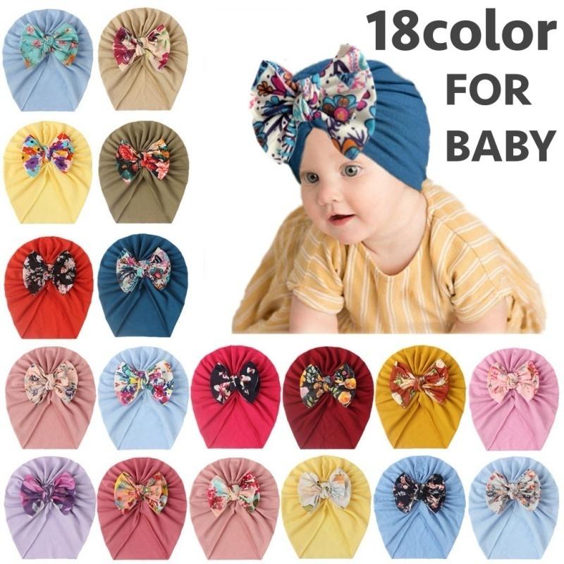 帽子 ターバン ベビー 赤ちゃん 新生児 子供用 女の子 キャップ ドーム型 リボン シンプル 可愛い おしゃれ 頭部保護 カラバリ豊富 記念撮影 出 選択