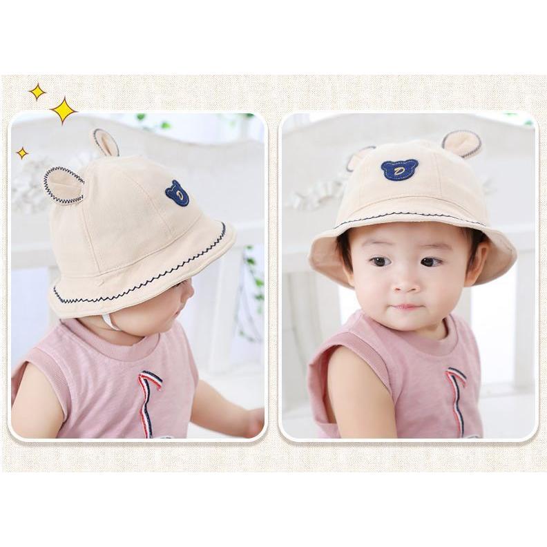 帽子 ハット ベビー 赤ちゃん 女の子 男の子 子供用 耳付き 耳つき クマ くま 刺繍 日焼け防止 Uv 紫外線対策 日除け 日よけ かわいい 可愛 Hat おとりよせ Com 通販 Yahoo ショッピング