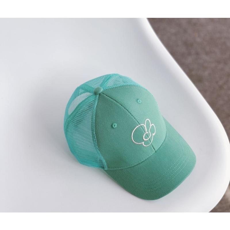 キャップ 帽子 大感謝セール ぼうし 野球帽 キッズ 子供 女の子 調節可能 おしゃれ かわいい パステルカラー 花 シンプル メッシュ カジュアル