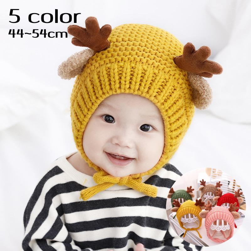 ニット帽子 ハット ベビー キッズ 子供用 男の子 女の子 トナカイ 耳付き ツノ付き 紐付き 帽子 ニットキャップ ケーブル編み 防寒 暖かい かわ Hat おとりよせ Com 通販 Yahoo ショッピング