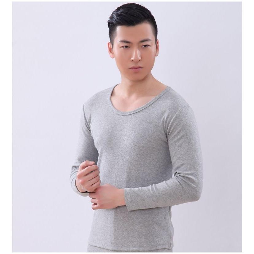 メンズ インナー シャツ 下着 肌着 Tシャツ 長袖 トップス クルーネック 襟元広め 目立たない 防寒 寒さ対策 暖かい あったかい アンダーウェア Inn 5 おとりよせ Com 通販 Yahoo ショッピング