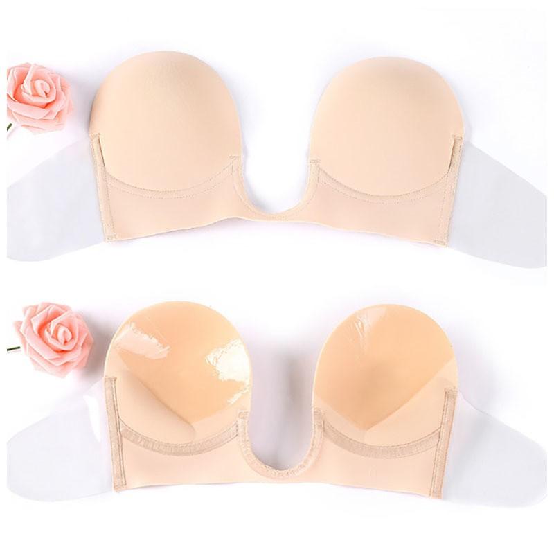 ブラジャー ブラ 下着 ストラップレス U字型 ワンピース ドレス セクシー シンプル 無地 黒 ベージュ 女性 レディース Inn 586 おとりよせ Com 通販 Yahoo ショッピング