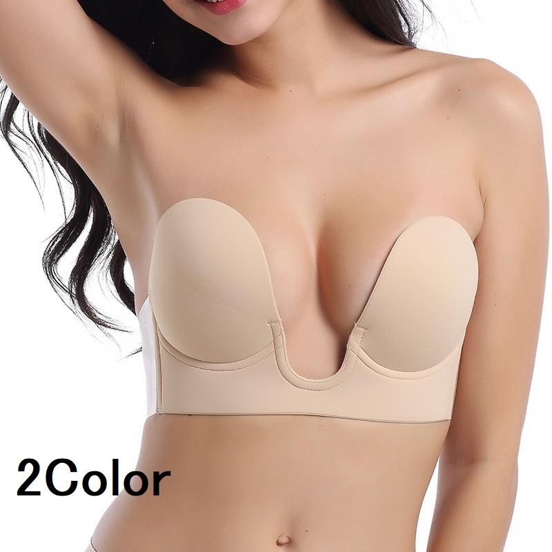 シリコンブラ シリコンパッド U型 パット ブラジャー レディース インナー 下着 谷間 バストアップ バックレス シームレス Inn おとりよせ Com 通販 Yahoo ショッピング