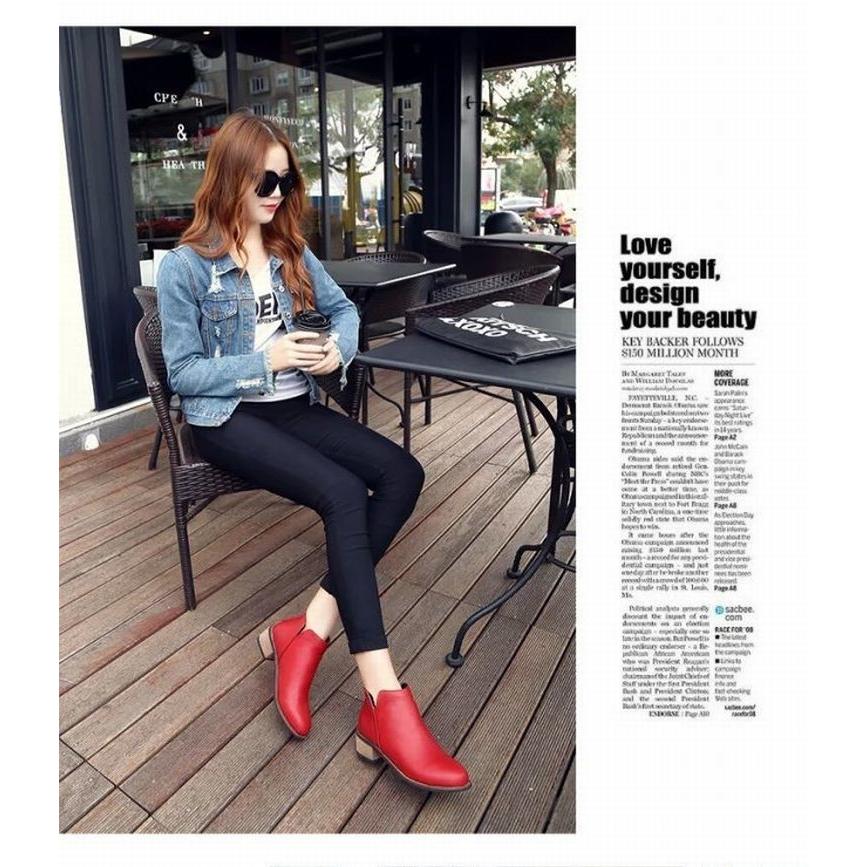 ブーティ ショートブーツ ラウンドヘッド 楽ちん 疲れにくい 秋 冬 あったかい 裏起毛 カジュアル 定番 トレンド パンツスタイル レディース Kutu おとりよせ Com 通販 Yahoo ショッピング