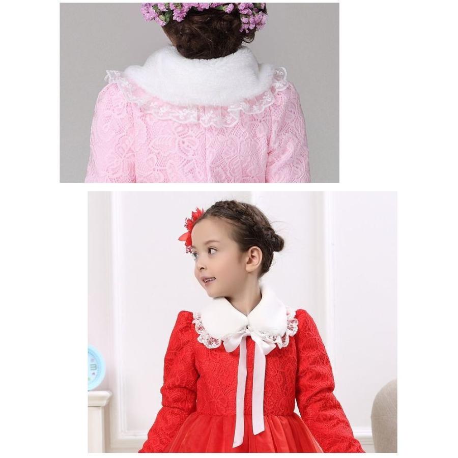 子供用 つけ襟 付け襟 フェイクファーティペット フェイクファーマフラー ストール ネックウォーマー ショール マフラー レース付き 肩掛けネックウェ Oth おとりよせ Com 通販 Yahoo ショッピング