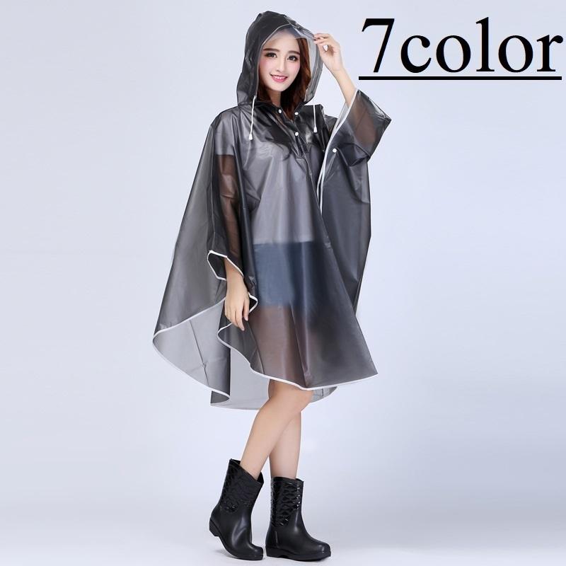 レインポンチョ レインコート 雨具 カッパ レディース 女性 レインウェア ファッション アウトドア 膝下 フード付き フード紐 長さ調節可能 防水 Oth おとりよせ Com 通販 Yahoo ショッピング