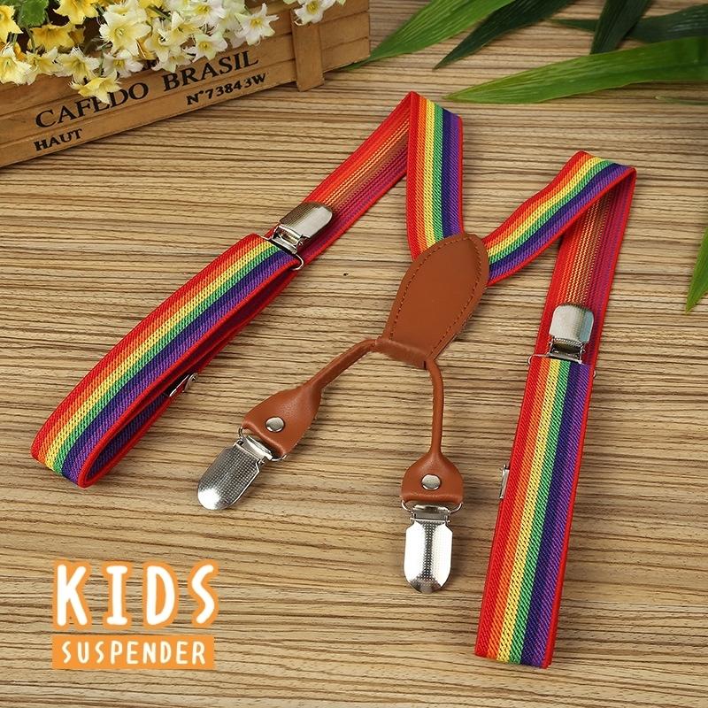 サスペンダー Y型 キッズ 子供用 男女兼用 男の子 女の子 ファッション小物 レインボー 虹色 カラフル かわいい おしゃれ カジュアル Oth おとりよせ Com 通販 Yahoo ショッピング