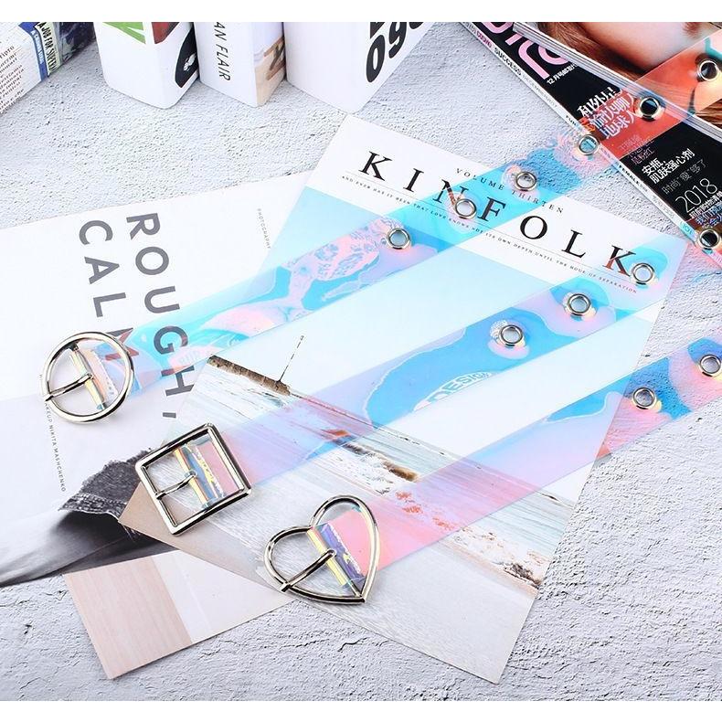 ベルト バックル オーロラカラー キラキラ レディース おしゃれ カジュアル きれい シンプル 透明 クリア 可愛い かわいいい 女性用 婦人用 ファ Oth おとりよせ Com 通販 Yahoo ショッピング