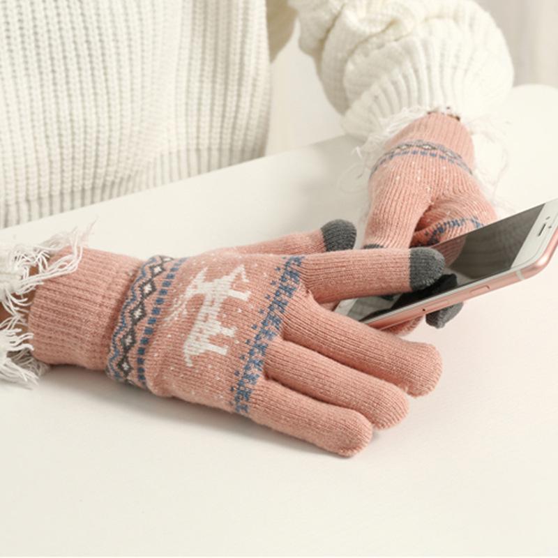 レディース手袋 ニット手袋 スマホ対応 スマートフォン対応 5本指 てぶくろ グローブ タッチパネル対応 防寒 寒さ対策 暖かい あったかい 保温 冬 Oth 4 おとりよせ Com 通販 Yahoo ショッピング